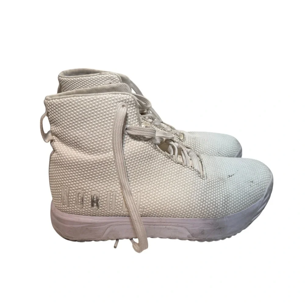 NOBULL‎ Outwork Edge High Top Training Shoes White Womens 7 Mens 5.5